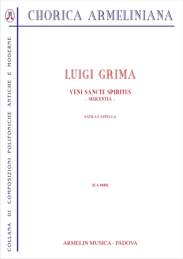 Armelin Musica Veni Sancte Spiritus noty zpěv