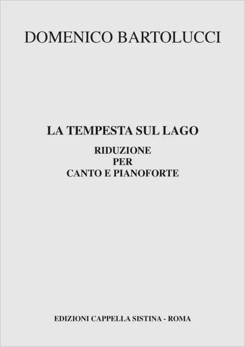 Armelin Musica La Tempesta sul Lago noty