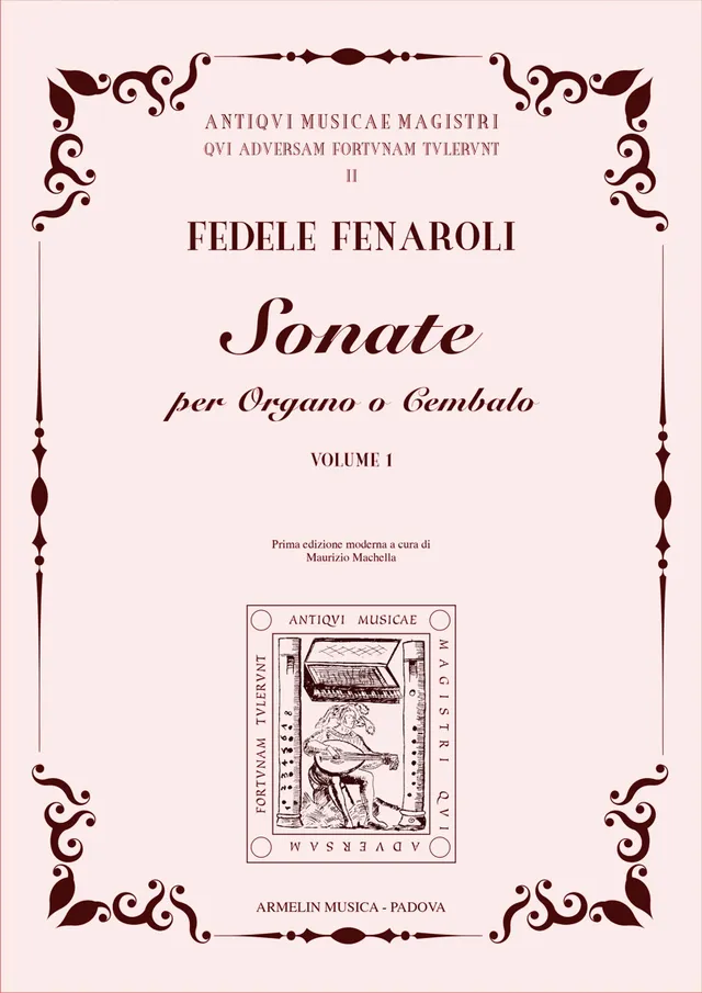 Armelin Musica Sonate per organo o cembalo 1 noty pro varhany