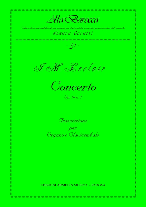 Armelin Musica Concerto op. 10 n. 1 noty pro výuku