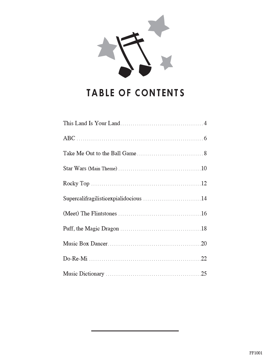 Faber PlayTime Piano Popular noty pro děti hity