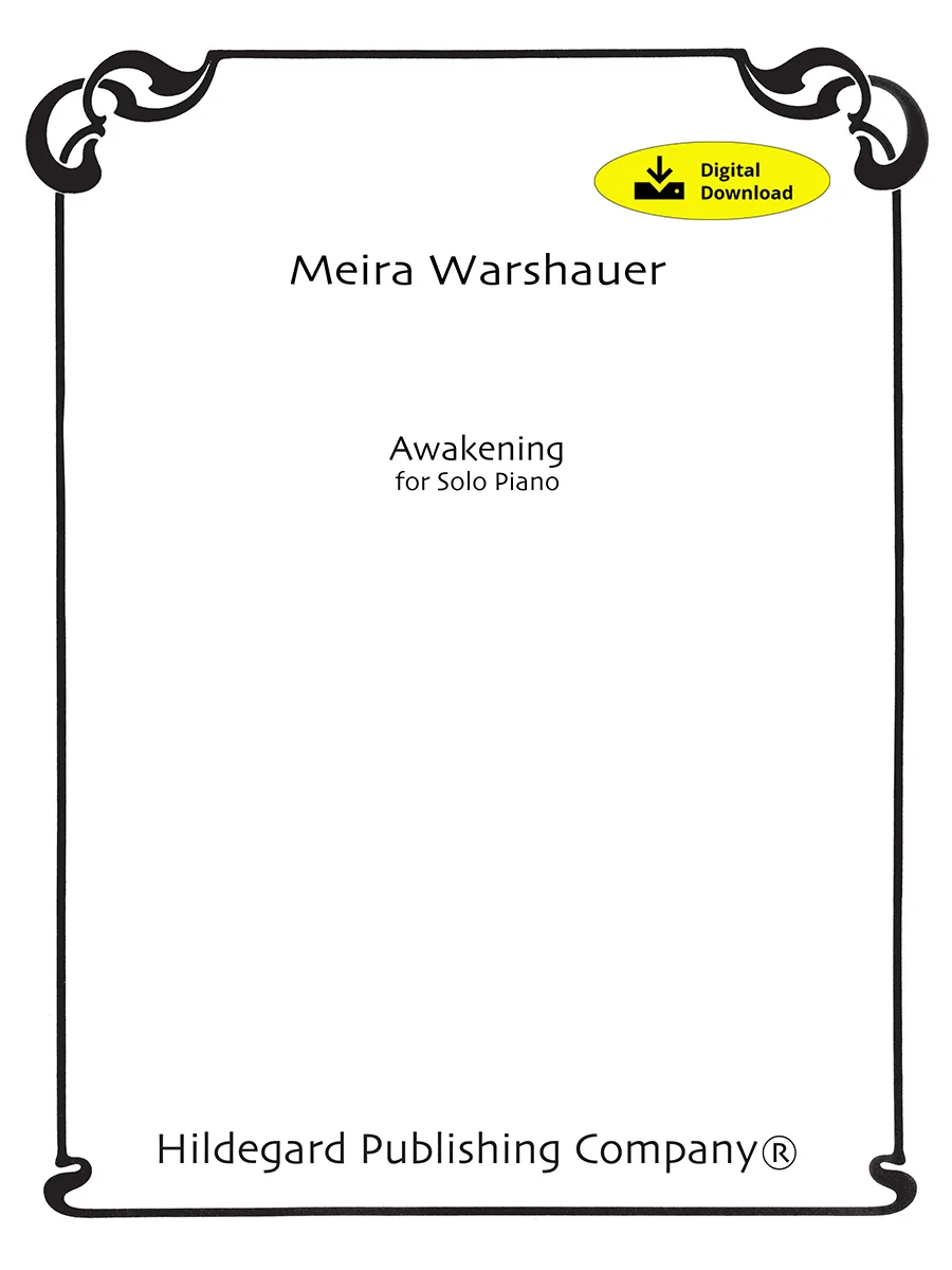 Hildegard Publishing Awakening Warshauer digitální noty klavír