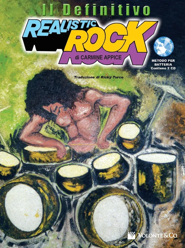 Volonte & Co Realistic Rock Il Definitivo noty na bicí s CD