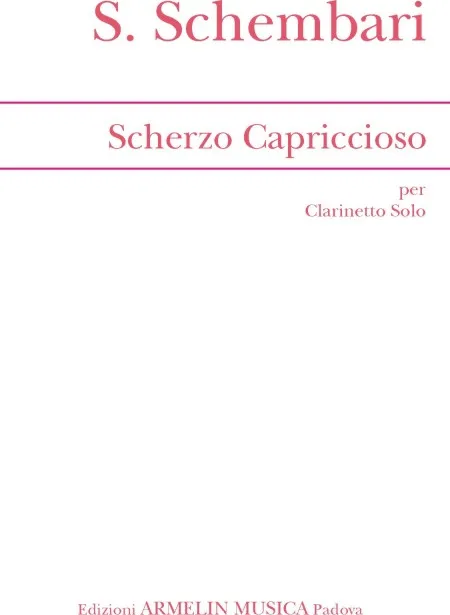 Armelin Musica Scherzo Capriccioso noty tištěné vydání
