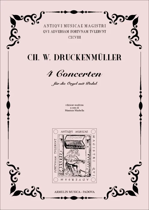 Armelin Musica 4 Concerten fur Orgel mit Pedal noty s pedálem