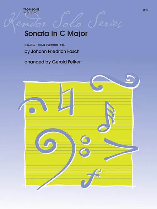 Kendor Music Sonata In C Major noty pozoun klavír