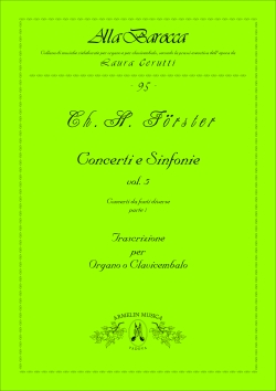 Armelin Musica Concerti e Sinfonie vol. 5 noty pro varhany
