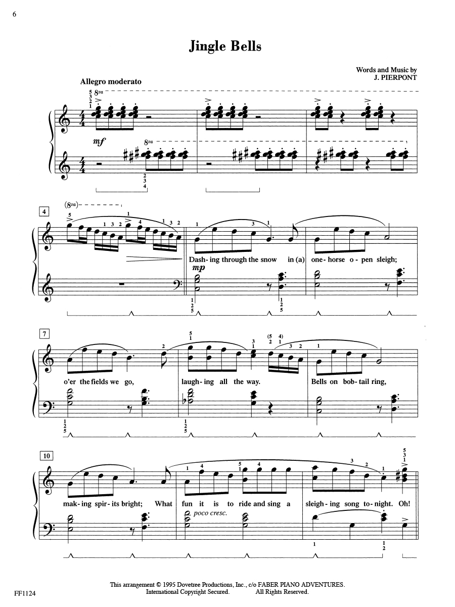 Faber AdvanceTime Piano Christmas vánoční noty pro klavír