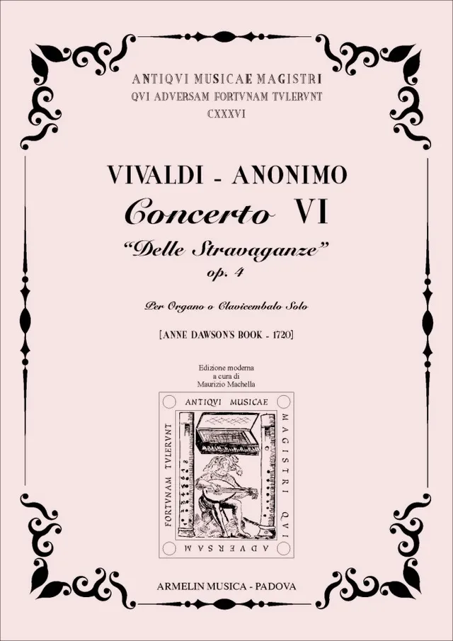 Armelin Musica Concerto VI delle Stravaganze noty