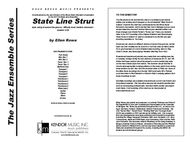 Kendor Music State Line Strut partitura Full Score
