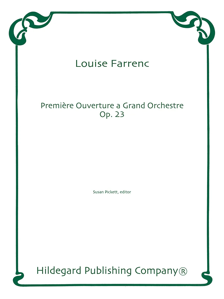 Hildegard Publishing Farrenc Op. 23 partitura orchestr studijní