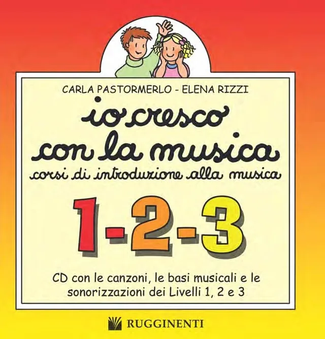 Volonte & Co Io Cresco con la Musica CD 1-2-3 pro děti
