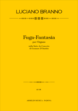 Armelin Musica Fuga-Fantasia per Organo noty pro varhany