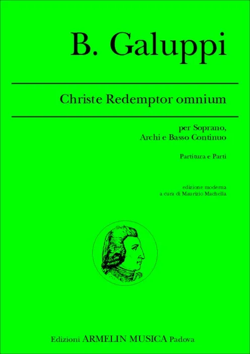 Armelin Musica Christe Redemptor Omnium noty pro sbor