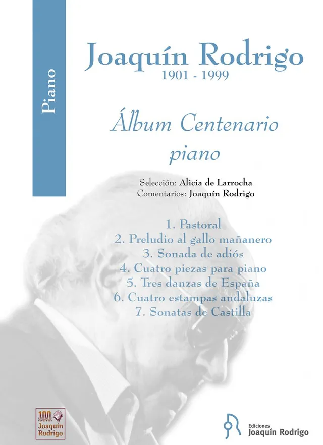 Ediciones Joaquín Rodrigo Álbum centenario noty pro klavír