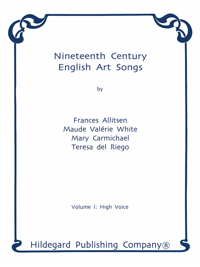 Hildegard Publishing Company Art Songs Volume I noty vysoky hlas