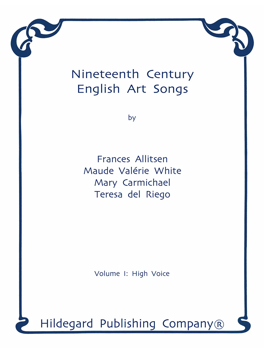 Hildegard Publishing Company Art Songs Volume I noty vysoky hlas