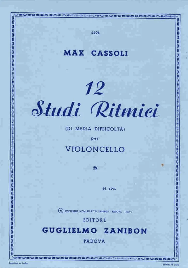 Armelin Musica 12 studi ritmici noty rytmické
