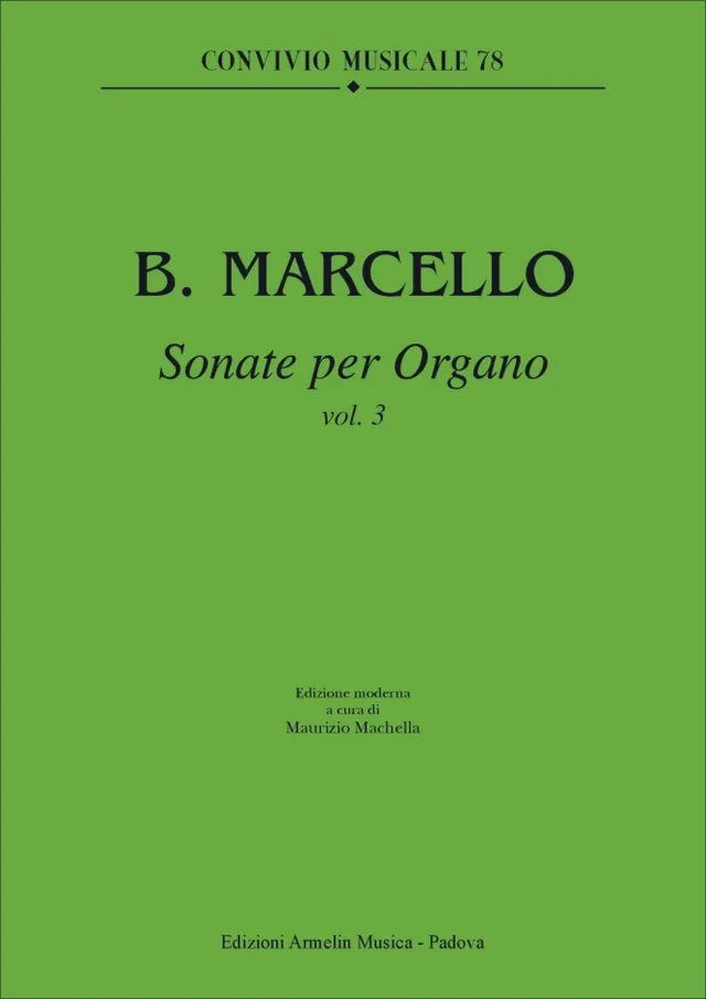 Armelin Musica Sonate per Organo vol. 3 noty