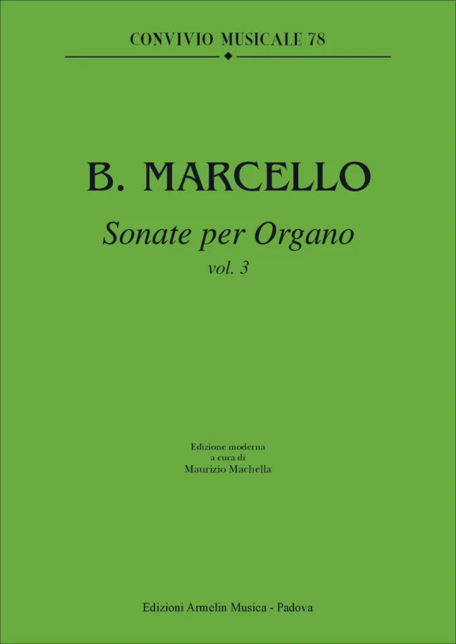 Armelin Musica Sonate per Organo vol. 3 noty