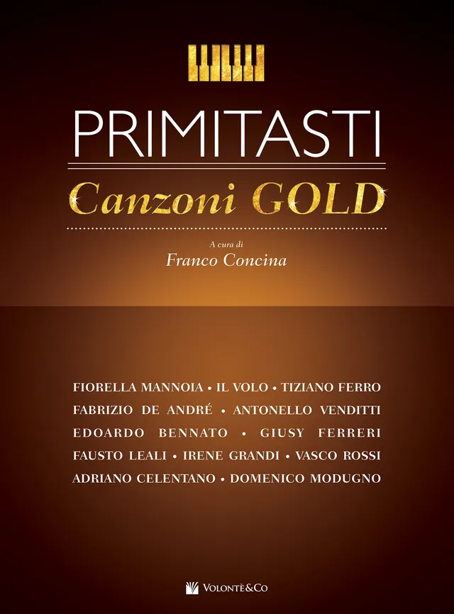 Volonte & Co Primi Tasti Canzoni Gold zpěvník pro kytaru