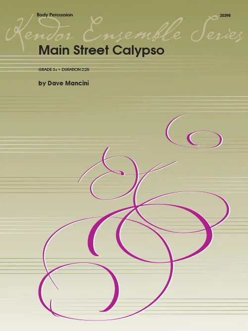Kendor Music Main Street Calypso noty body kvartet