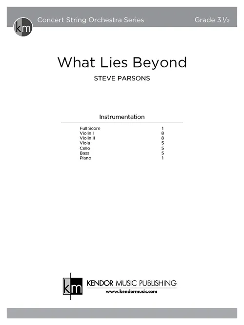 Kendor Music What Lies Beyond noty full score pro orchestr
