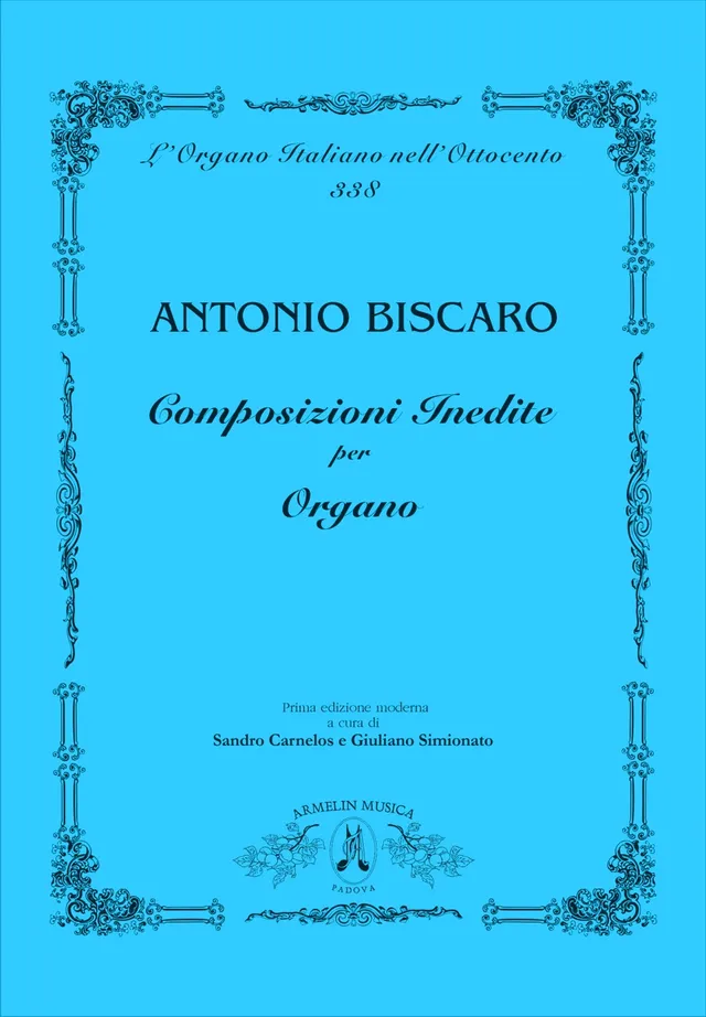 Armelin Musica Composizioni inedite per organo noty pro varhany