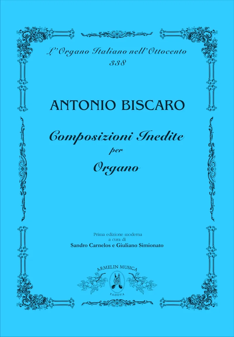 Armelin Musica Composizioni inedite per organo noty pro varhany