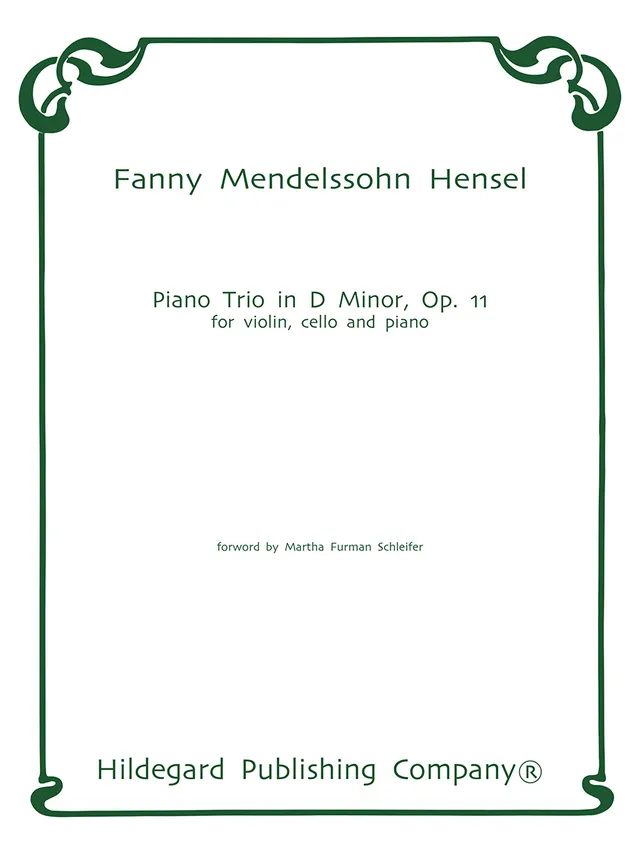 Hildegard Publishing Piano Trio d moll noty housle violoncello klavír
