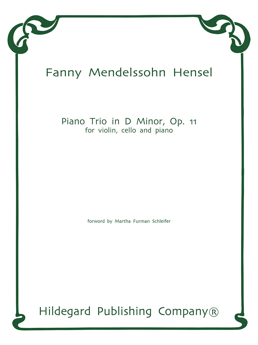 Hildegard Publishing Piano Trio d moll noty housle violoncello klavír