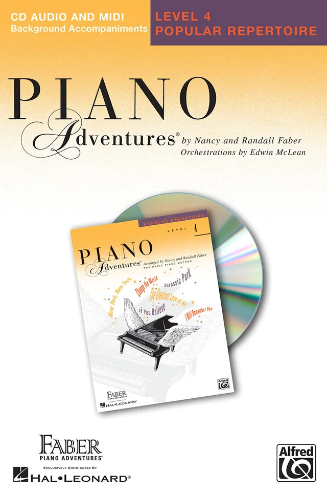 Faber Piano Adventures Level 4 Popular Repertoire CD doprovody 2CD