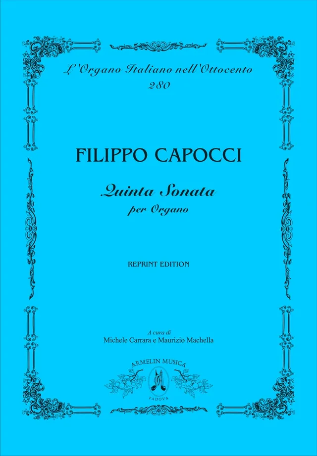 Armelin Musica Quinta Sonata per Organo noty pro varhany