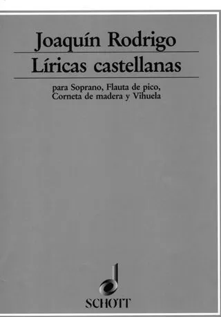 Ediciones Joaquín Rodrigo Líricas castellanas noty pro hlas a soubor