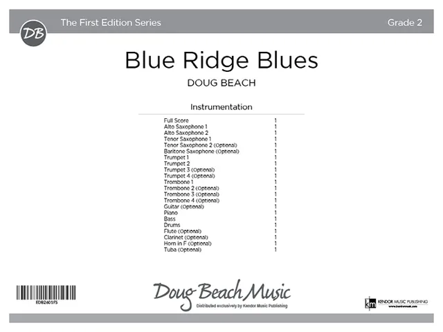 Kendor Music Blue Ridge Blues noty partitura