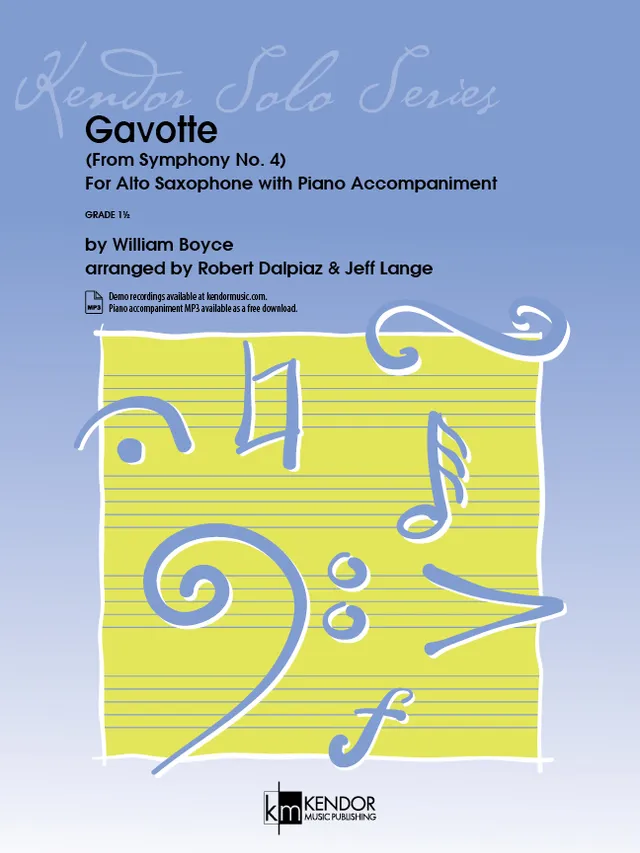 Kendor Music Gavotte Boyce noty symfonie č. 4