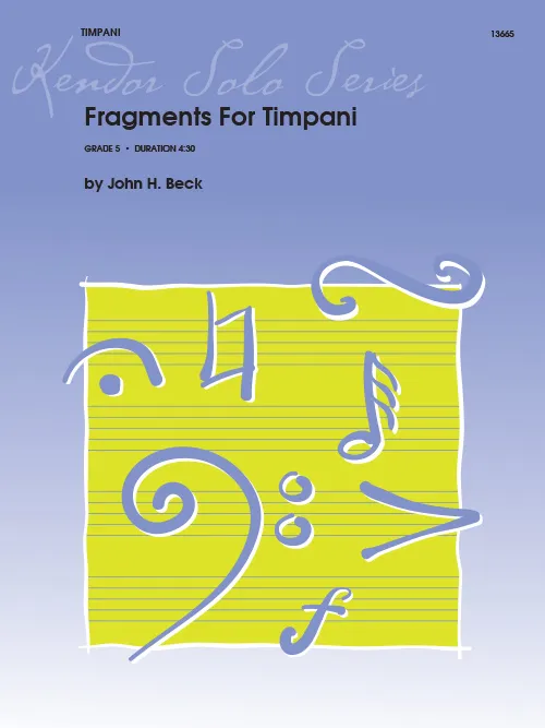 Kendor Music Fragments For Timpani noty sólo tympány