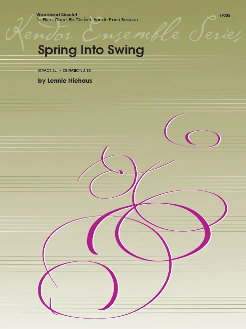 Kendor Music Spring Into Swing noty pro dechové kvinteto