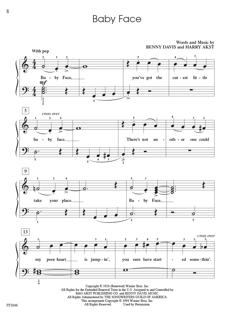 Faber ChordTime Piano Jazz & Blues noty 2B