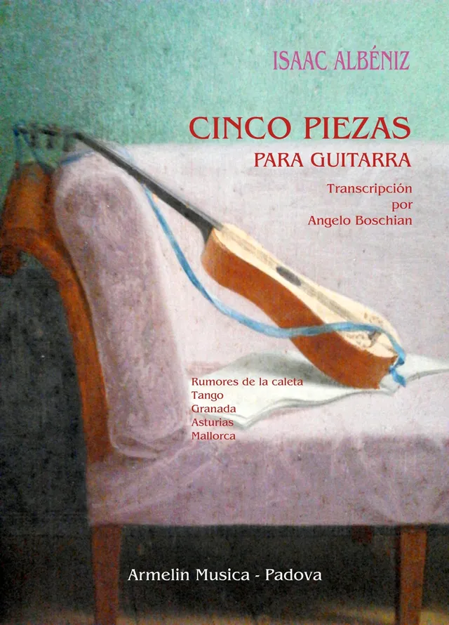Armelin Musica Cinco piezas para guitarra noty 5 skladeb