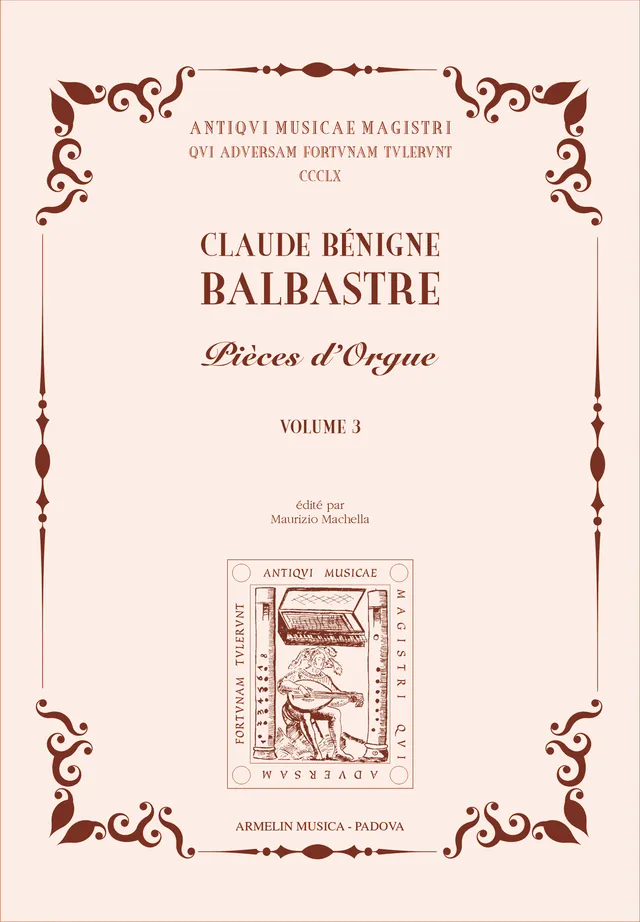 Armelin Musica Pièces d’Orgue vol. 3 noty pro varhany