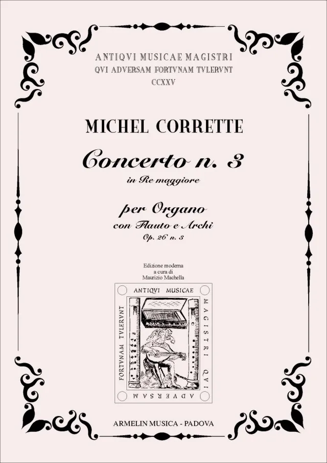 Armelin Musica Concerto n. 3 D dur op. 26 noty koncert