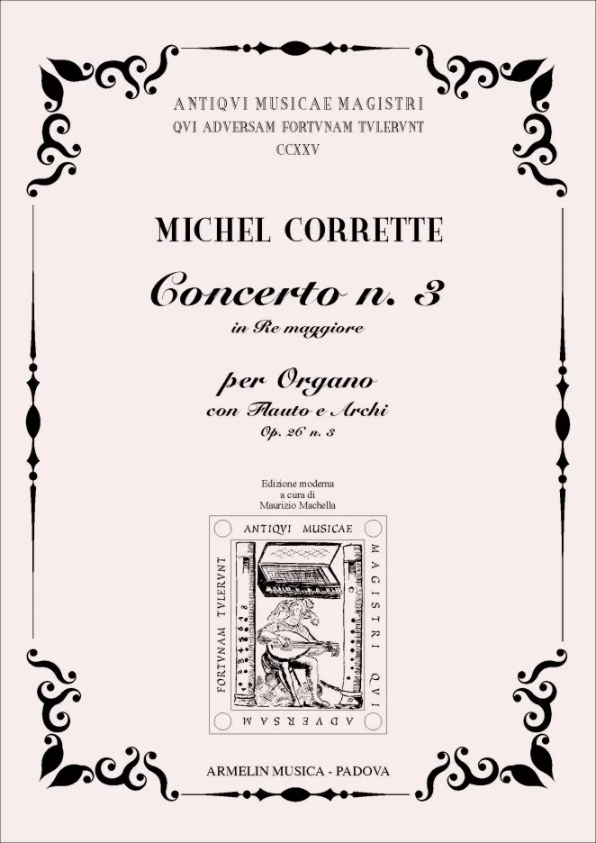 Armelin Musica Concerto n. 3 D dur op. 26 noty koncert