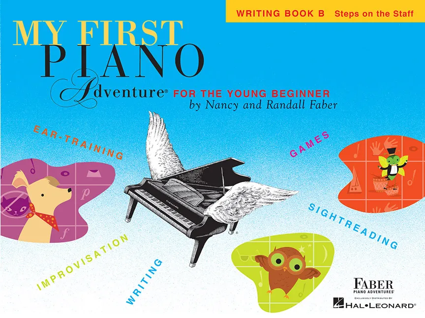 My First Piano Adventure Writing Book B pracovní sešit 64 stran