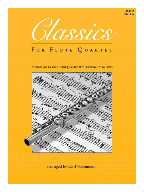 Kendor Classics for Flute Quartet noty 4. flétna