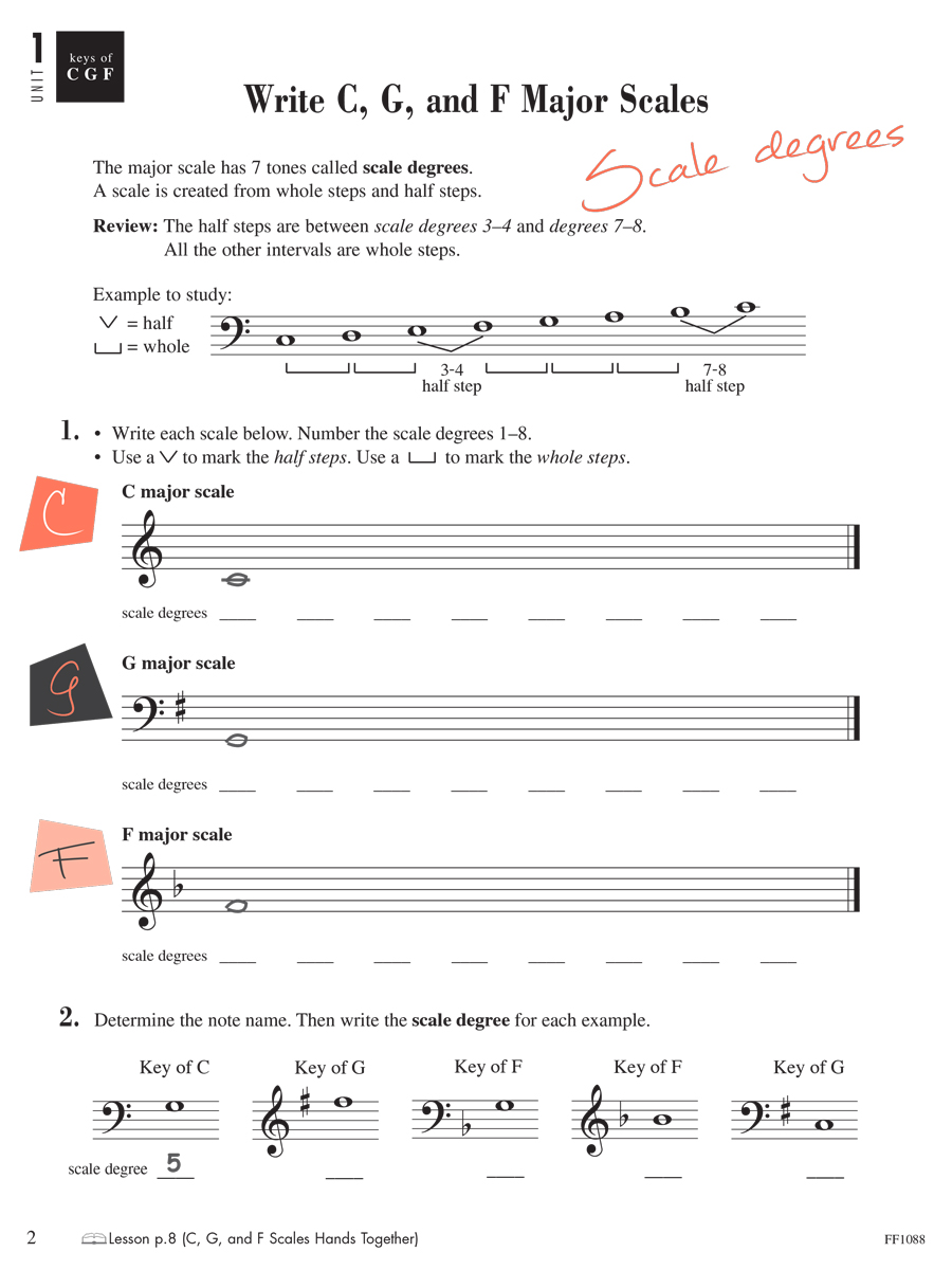Faber Piano Adventures Level 3A Theory Book 2nd Edition teorie