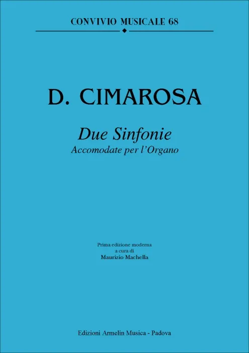 Armelin Musica Due Sinfonie noty pro varhany