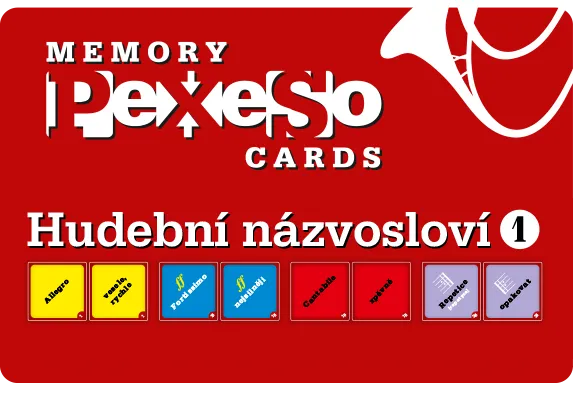 Editio Karez Pexeso Hudební názvosloví 1 karty 64 ks