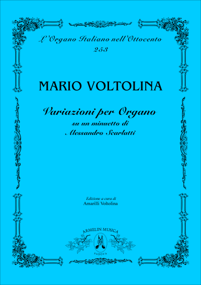 Armelin Musica Variazioni per organo su un minuetto di Scarlatti noty