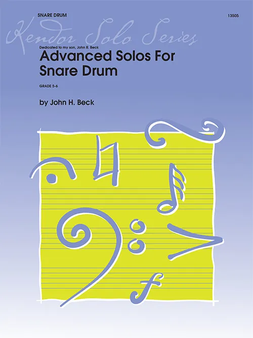 Kendor Music Advanced Solos noty malý buben